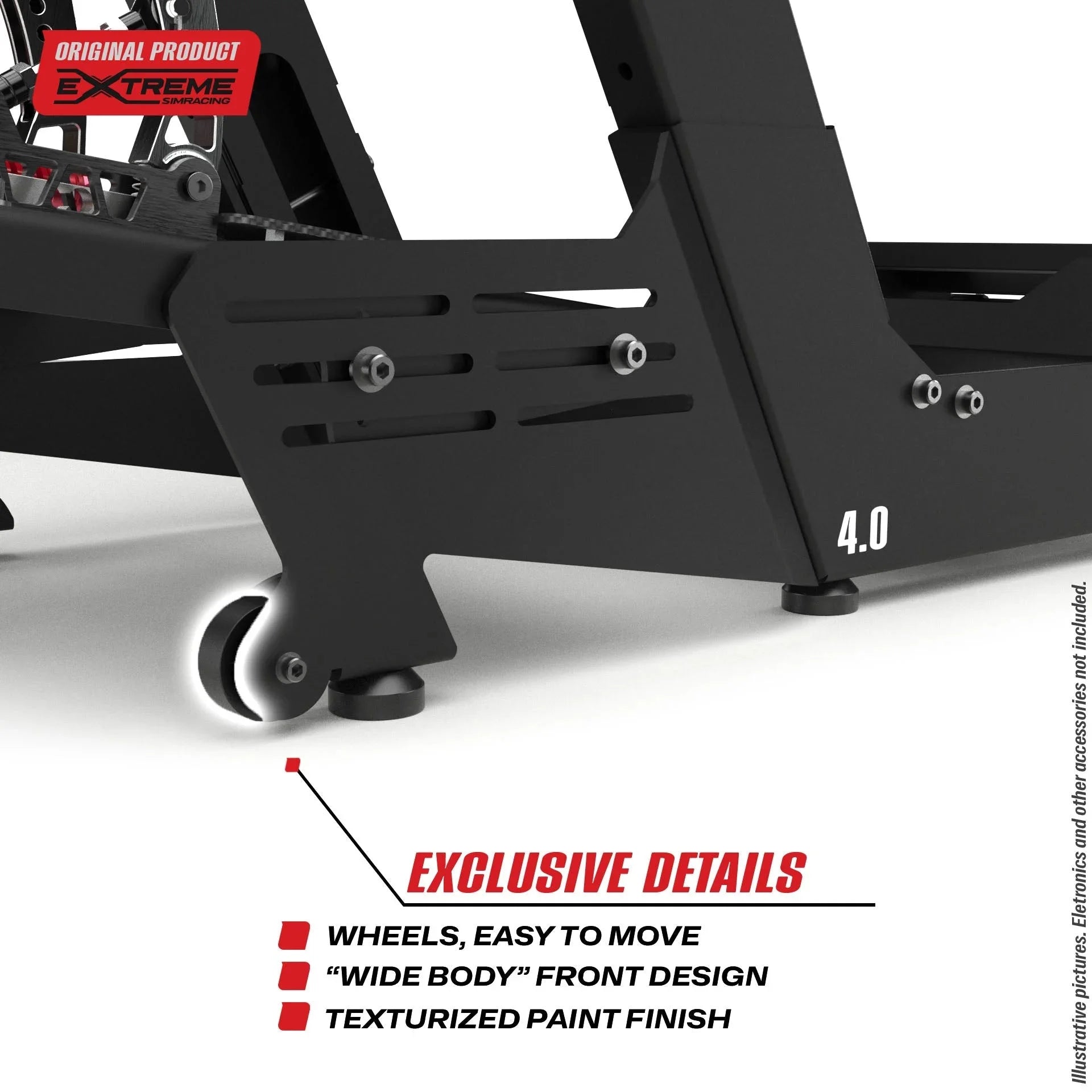 EXTREME SIMRACING CHASSIS 4.0 - 2017172580007F-2017172580007H-2017273590005F-2017273590005H-  DRIVEN - 9
