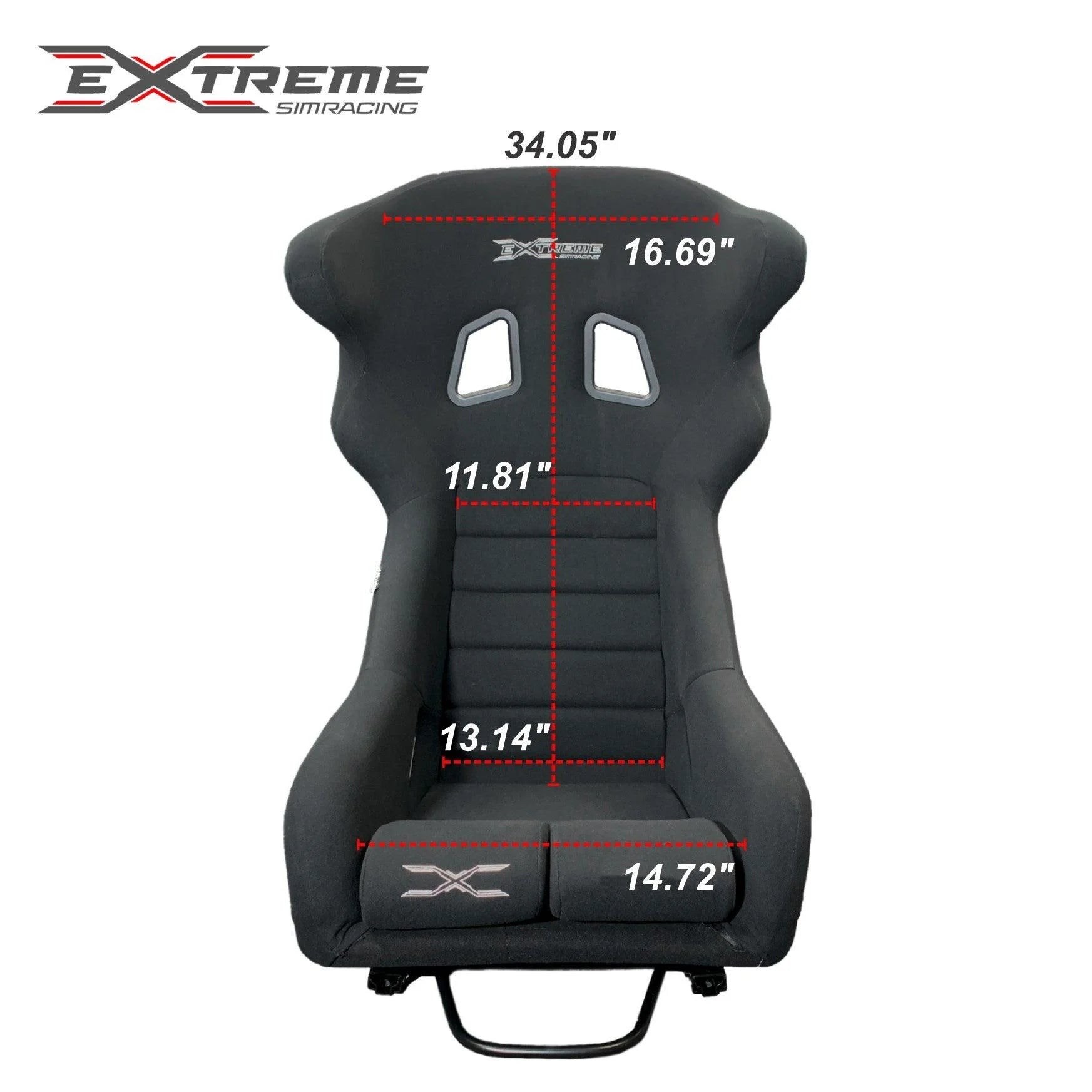 EXTREME SIMRACING P1 SEAT - P1-BLACK-P1-RED-P1-WHITE-P1-BLACK/RED-  DRIVEN - 6