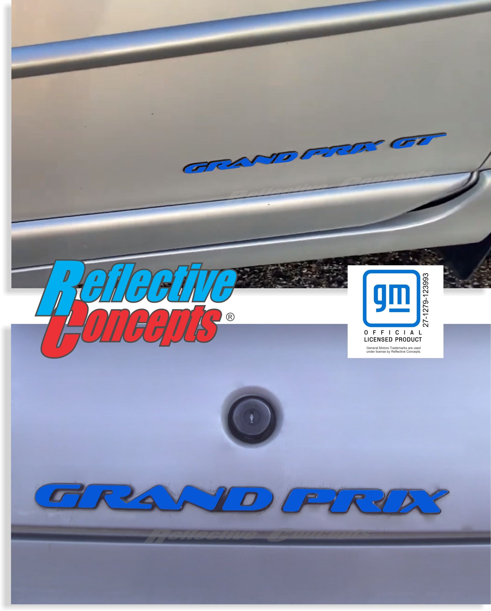 Door and Trunk Badge Overlays set of 3 - 97-03 Grand Prix GT - PO:GP:G6:GT-B-01-PO:GP:G6:GT-B-02-PO:GP:G6:GT-B-03-PO:GP:G6:GT-B-04-PO:GP:G6:GT-B-05-  DRIVEN - 4