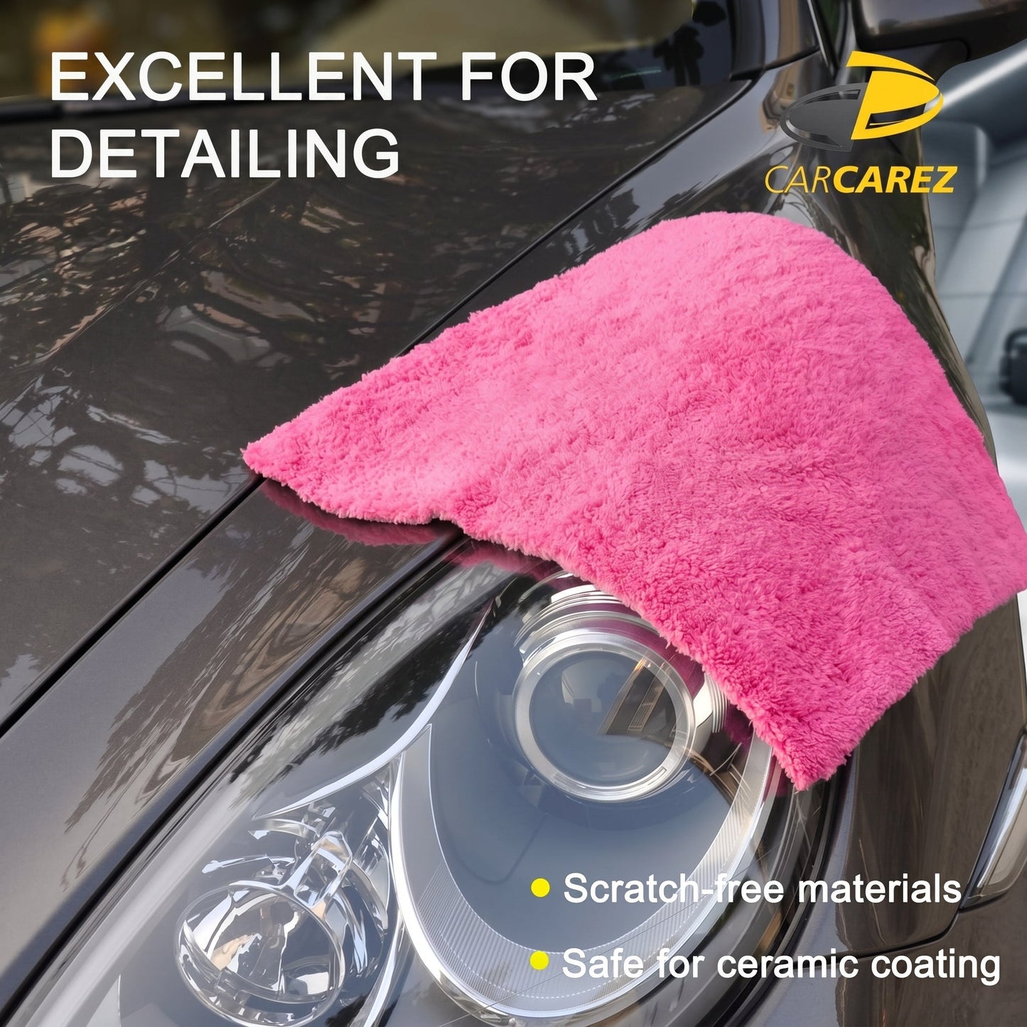 WASH&WHIPS Edgeless Microfiber Coral Fleece with Ultrasonic Edge - MFH097-MFH097-6pk-MFH097-12pk-  DRIVEN - 4