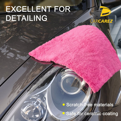 WASH&WHIPS Edgeless Microfiber Coral Fleece with Ultrasonic Edge - MFH097-MFH097-6pk-MFH097-12pk-  DRIVEN - 4