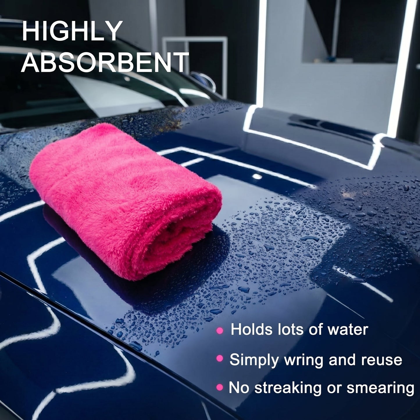 WASH&WHIPS Edgeless Microfiber Coral Fleece with Ultrasonic Edge - MFH097-MFH097-6pk-MFH097-12pk-  DRIVEN - 5