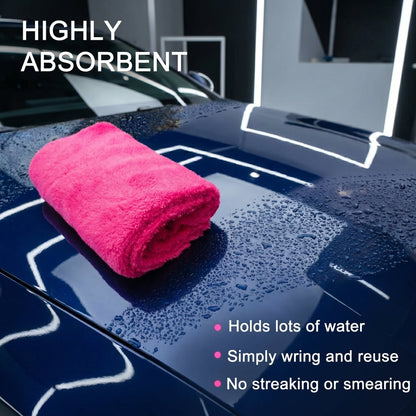 WASH&WHIPS Edgeless Microfiber Coral Fleece with Ultrasonic Edge - MFH097-MFH097-6pk-MFH097-12pk-  DRIVEN - 5