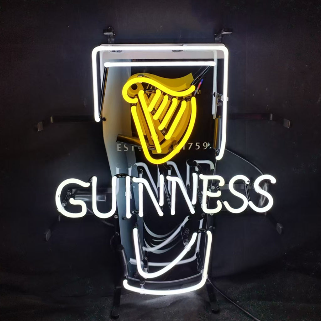 Estd 1759 Guinness Harp Lager Black Can Neon Signs - ME492-19寸-ME492-24寸-  DRIVEN - 2
