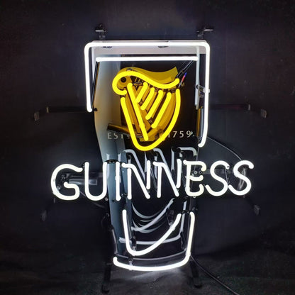 Estd 1759 Guinness Harp Lager Black Can Neon Signs - ME492-19寸-ME492-24寸-  DRIVEN - 2