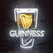 Estd 1759 Guinness Harp Lager Black Can Neon Signs