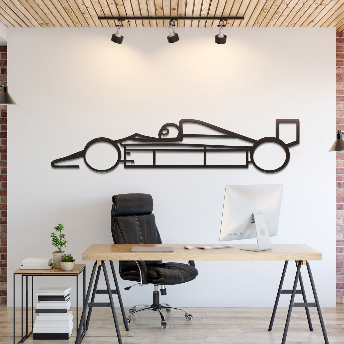 Formula 1 1980 Metal Car Wall Art - MT0974 - MT0974B49L-MT0974B69L-MT0974B80L-MT0974B99L-MT0974B120L-  DRIVEN - 1