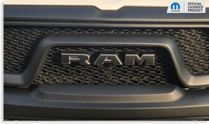 RAM Grille Emblem Overlay Decal   - 2019-2024 Ram 1500 Rebel - Ram19:Rebel-F-01-Ram19:Rebel-F-03-Ram19:Rebel-F-02-Ram19:Rebel-F-04-Ram19:Rebel-F-05-  DRIVEN - 7