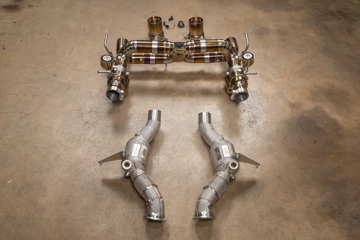 Ferrari F8 Valved Sport Exhaust System - FER.F8.VSES.TI-  DRIVEN - 14