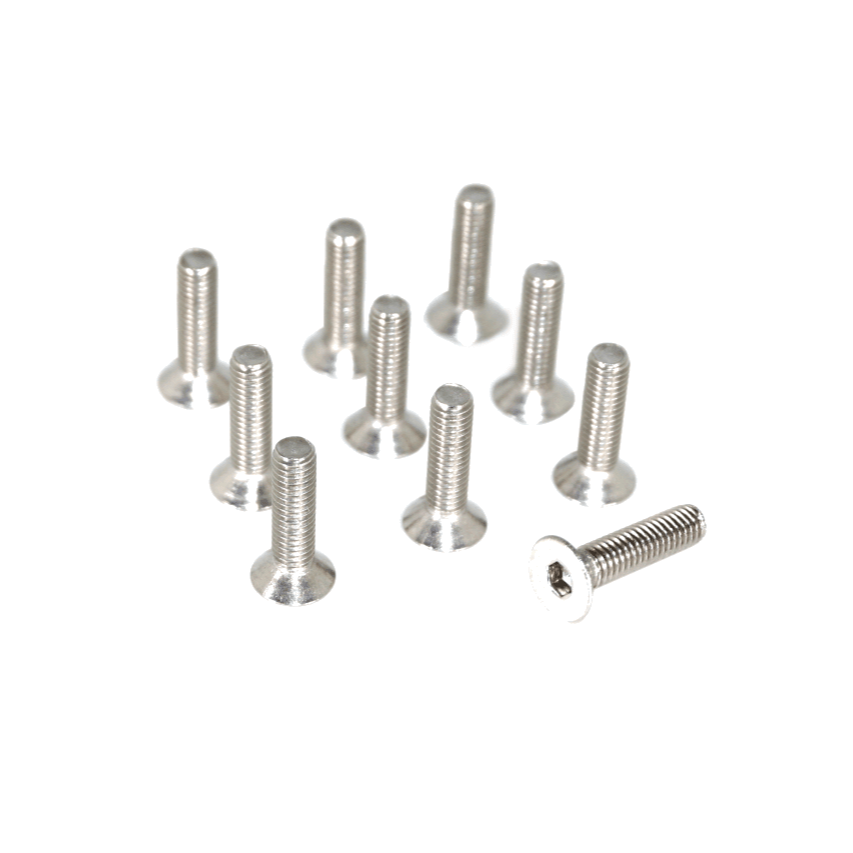 ZSPEC M8-1.25x25mm Flat-Head FHSC Fasteners, Stainless, 10-Pack - ZSD-386046-  DRIVEN - 1