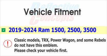RAM Rear Emblem Inlay Decal - 2019-2024 Ram - Ram19:RAM-Medallion-01-Ram19:RAM-Medallion-03-Ram19:RAM-Medallion-02-Ram19:RAM-Medallion-04-Ram19:RAM-Medallion-05-  DRIVEN - 3