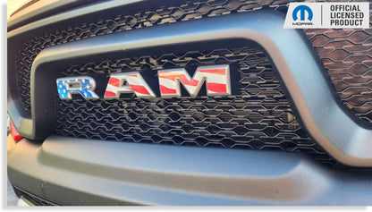 RAM Grille Emblem Overlay Decal   - 2019-2024 Ram 1500 Rebel - Ram19:Rebel-F-01-Ram19:Rebel-F-03-Ram19:Rebel-F-02-Ram19:Rebel-F-04-Ram19:Rebel-F-05-  DRIVEN - 5
