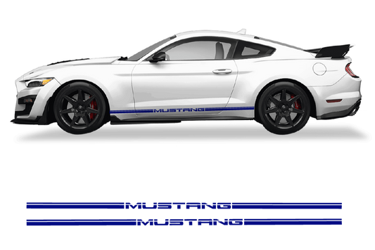 Ford Mustang Side Graphic decals - sku-50951684817028-sku-50951684849796-sku-50951684882564-sku-50951684915332-sku-50951684948100-  DRIVEN - 1