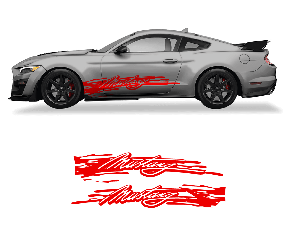 Ford Mustang Splash Design - sku-50951682490500-sku-50951682523268-sku-50951682556036-sku-50951682588804-sku-50951682621572-  DRIVEN - 3