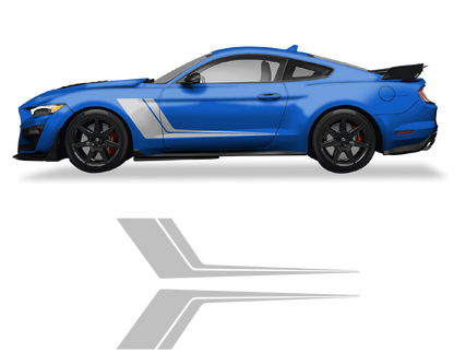 Ford Mustang Side Door 2 Color Graphics - sku-50951678427268-sku-50951678460036-sku-50951678492804-sku-50951678525572-sku-50951678558340-  DRIVEN - 6