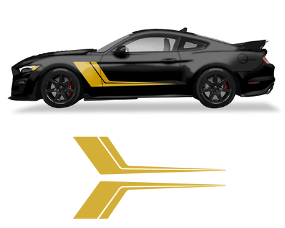 Ford Mustang Side Door 2 Color Graphics - sku-50951678427268-sku-50951678460036-sku-50951678492804-sku-50951678525572-sku-50951678558340-  DRIVEN - 7