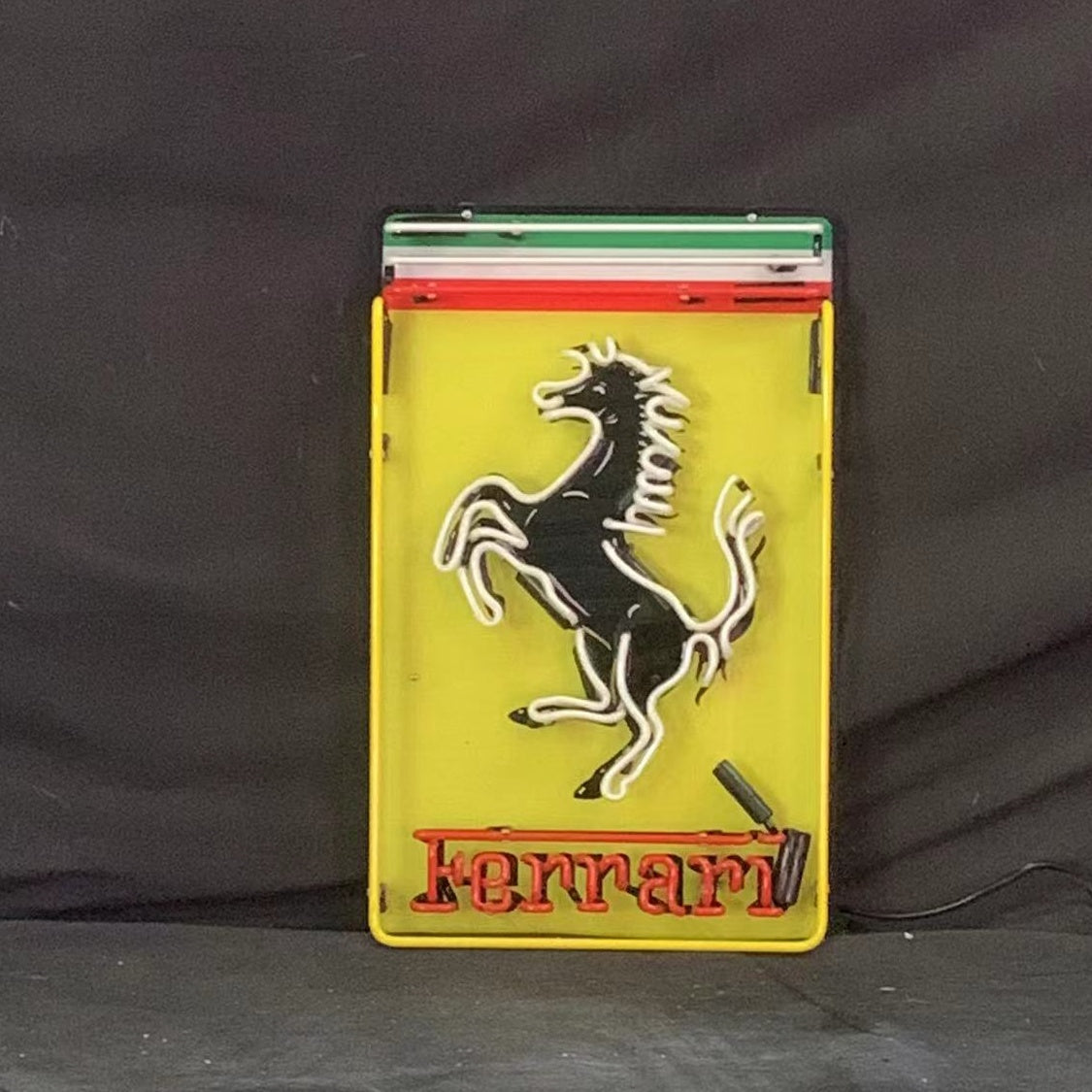 Ferrari Logo Neon Sign - NSL001-  DRIVEN - 3