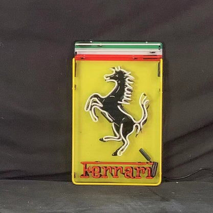 Ferrari Logo Neon Sign - NSL001-  DRIVEN - 3