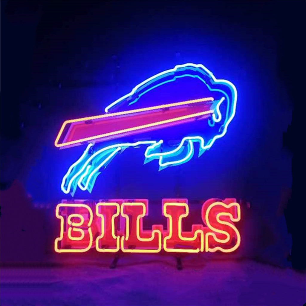 Fighting Bull Buffalo Bills Neon Signs Light - MEX371-  DRIVEN - 2
