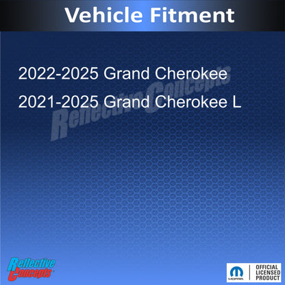 OVERLAND Emblem Overlay Decal - 2021-2025 Grand Cherokee L - Jeep:GCL:Overland-B-01-Jeep:GCL:Overland-B-02-Jeep:GCL:Overland-B-03-Jeep:GCL:Overland-B-04-Jeep:GCL:Overland-B-05-  DRIVEN - 4