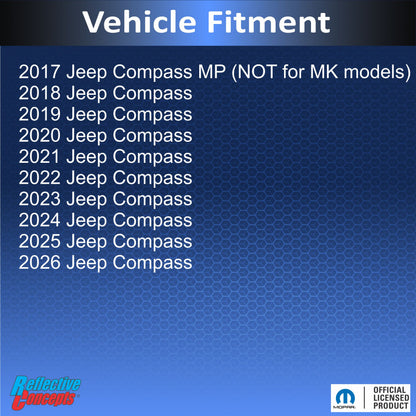Jeep Emblem Overlay Decals   - Jeep Compass MP 2017-2026 - JeepCompass18:Jeep-B-01-JeepCompass18:Jeep-B-35-JeepCompass18:Jeep-B-69-JeepCompass18:Jeep-B-03-JeepCompass18:Jeep-B-37-  DRIVEN - 4