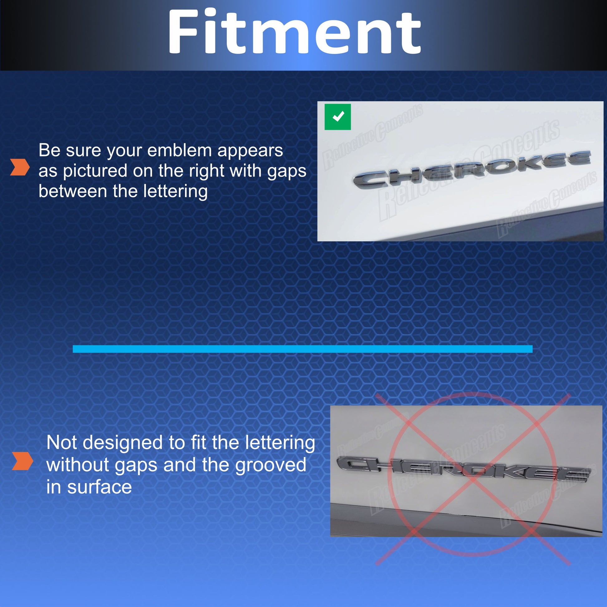 Door Emblem Overlay Decals  - 14-23 Cherokee - Cherokee14:Cherokee-B-01-Cherokee14:Cherokee-B-02-Cherokee14:Cherokee-B-03-Cherokee14:Cherokee-B-04-Cherokee14:Cherokee-B-05-  DRIVEN - 4