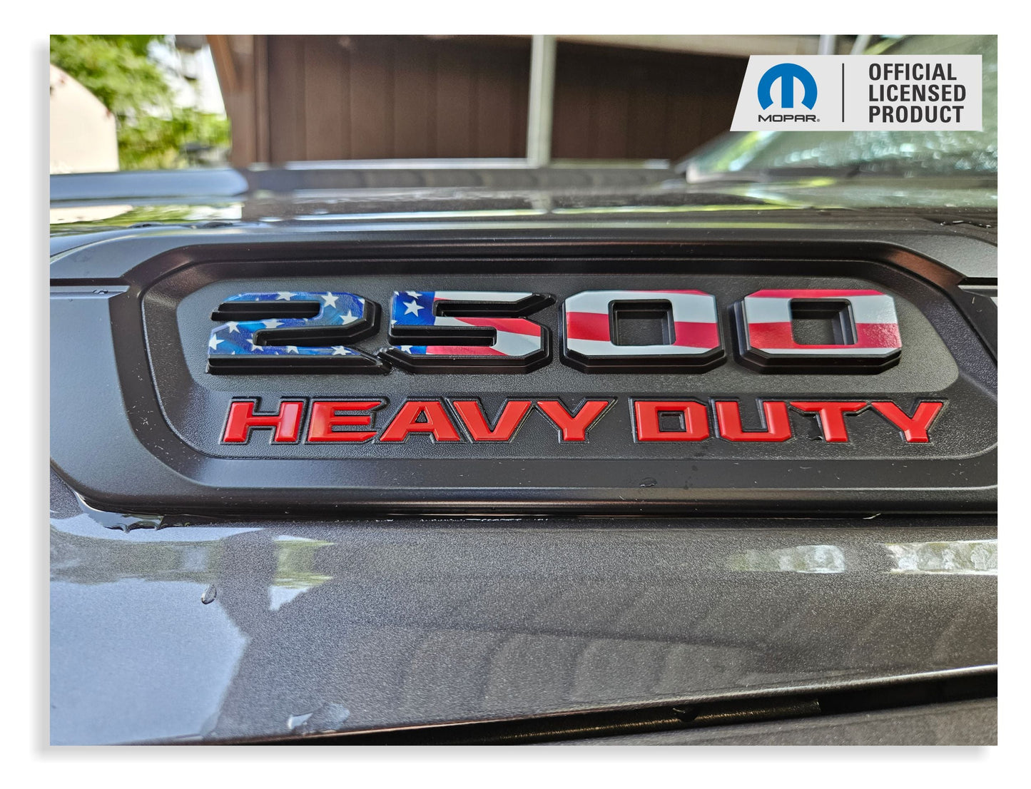 2500 Hood Emblem Number Overlay Decals - 2019 -2026 Ram 2500 - Ram19:2500-B-01-Ram19:2500-B-03-Ram19:2500-B-02-Ram19:2500-B-04-Ram19:2500-B-05-  DRIVEN - 1