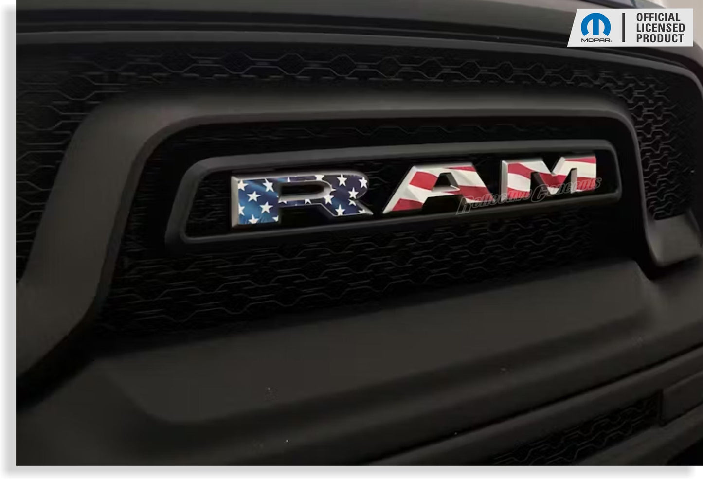 RAM Grille Emblem Overlay Decal   - 2019-2024 Ram 1500 Classic Warlock - Ram:ClassicWarlock-Front-01-Ram:ClassicWarlock-Front-03-Ram:ClassicWarlock-Front-02-Ram:ClassicWarlock-Front-04-Ram:ClassicWarlock-Front-05-  DRIVEN - 15