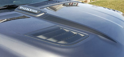 Hood Spear Stripes - 2019-2026 Ram 1500 Rebel & Sport Hood - Ram19:Hood:Spears-01-Ram19:Hood:Spears-02-Ram19:Hood:Spears-03-Ram19:Hood:Spears-04-sku-44820017152187-  DRIVEN - 4