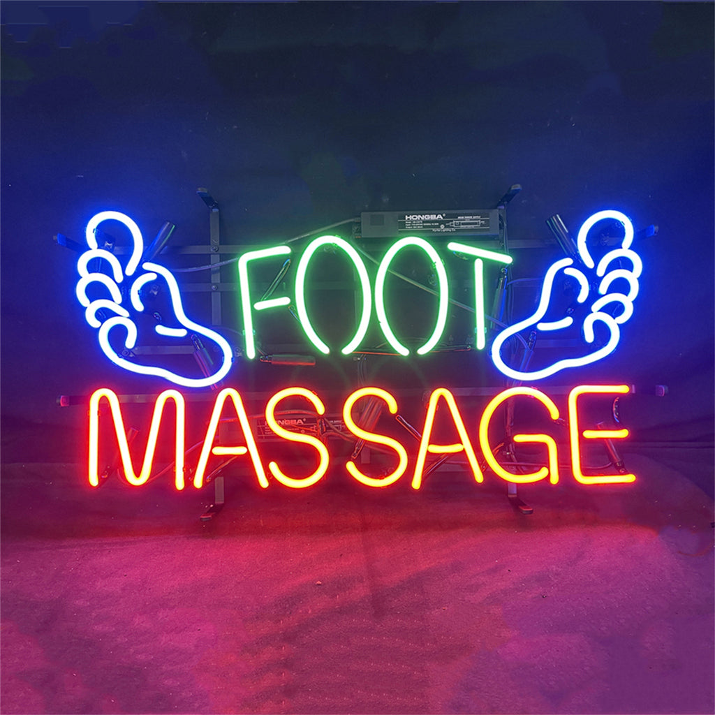 Foot Massage Neon Signs Light - ME475-  DRIVEN - 1