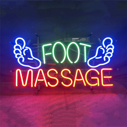 Foot Massage Neon Signs Light - ME475-  DRIVEN - 1