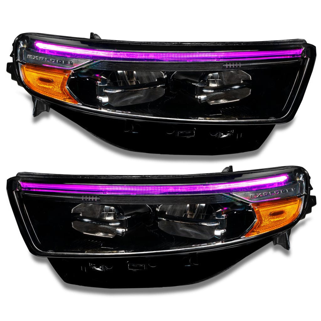 Ford Explorer Multicolor RGBW DRL Boards (2020-2024) - F8 | A12 | P2  - BX1-  DRIVEN - 5