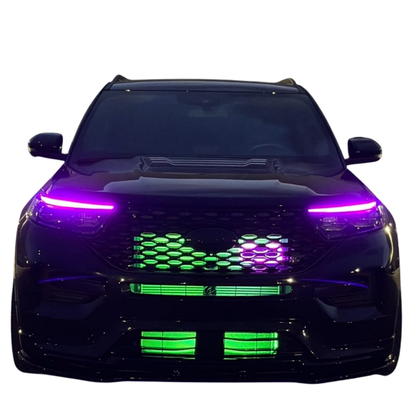 Ford Explorer Multicolor RGBW DRL Boards (2020-2024) - F8 | A12 | P2  - BX1-  DRIVEN - 8