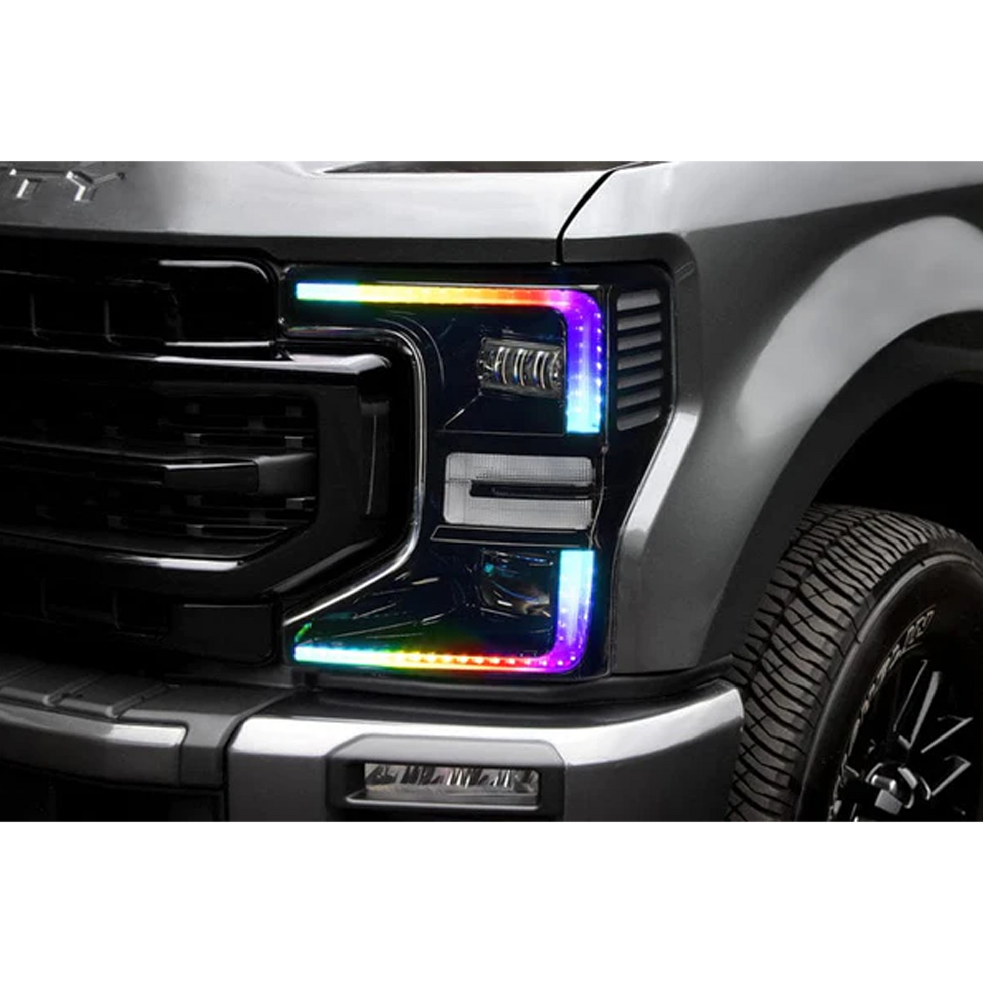 Ford F-250/350 Super Duty Multicolor Flow DRL Boards (2020-2022) - G15x2 | A20 | P2   - BX1-  DRIVEN - 10