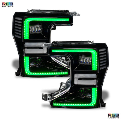 Ford F-250/350 Super Duty Multicolor Flow DRL Boards (2020-2022) - G15x2 | A20 | P2   - BX1-  DRIVEN - 4