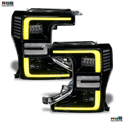 Ford F-250/350 Super Duty Multicolor Flow DRL Boards (2020-2022) - G15x2 | A20 | P2   - BX1-  DRIVEN - 7