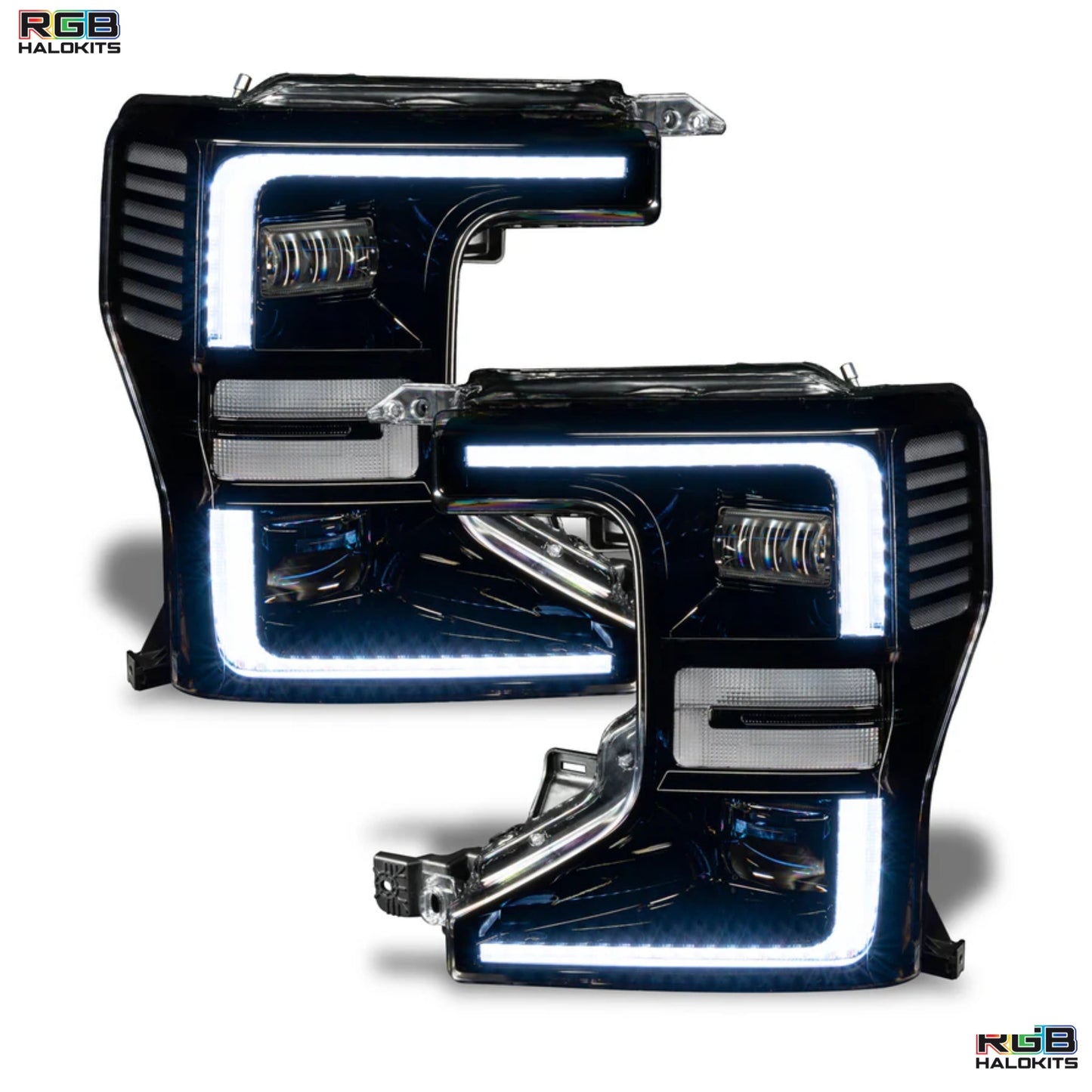 Ford F-250/350 Super Duty Multicolor Flow DRL Boards (2020-2022) - G15x2 | A20 | P2   - BX1-  DRIVEN - 8