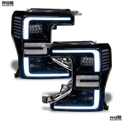 Ford F-250/350 Super Duty Multicolor Flow DRL Boards (2020-2022) - G15x2 | A20 | P2   - BX1-  DRIVEN - 8