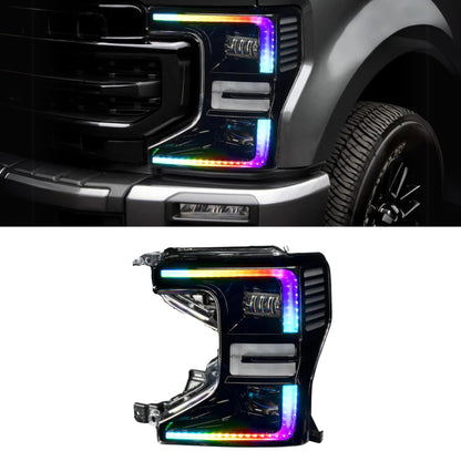 Ford F-250/350 Super Duty Multicolor Flow DRL Boards (2020-2022) - G15x2 | A20 | P2   - BX1-  DRIVEN - 1