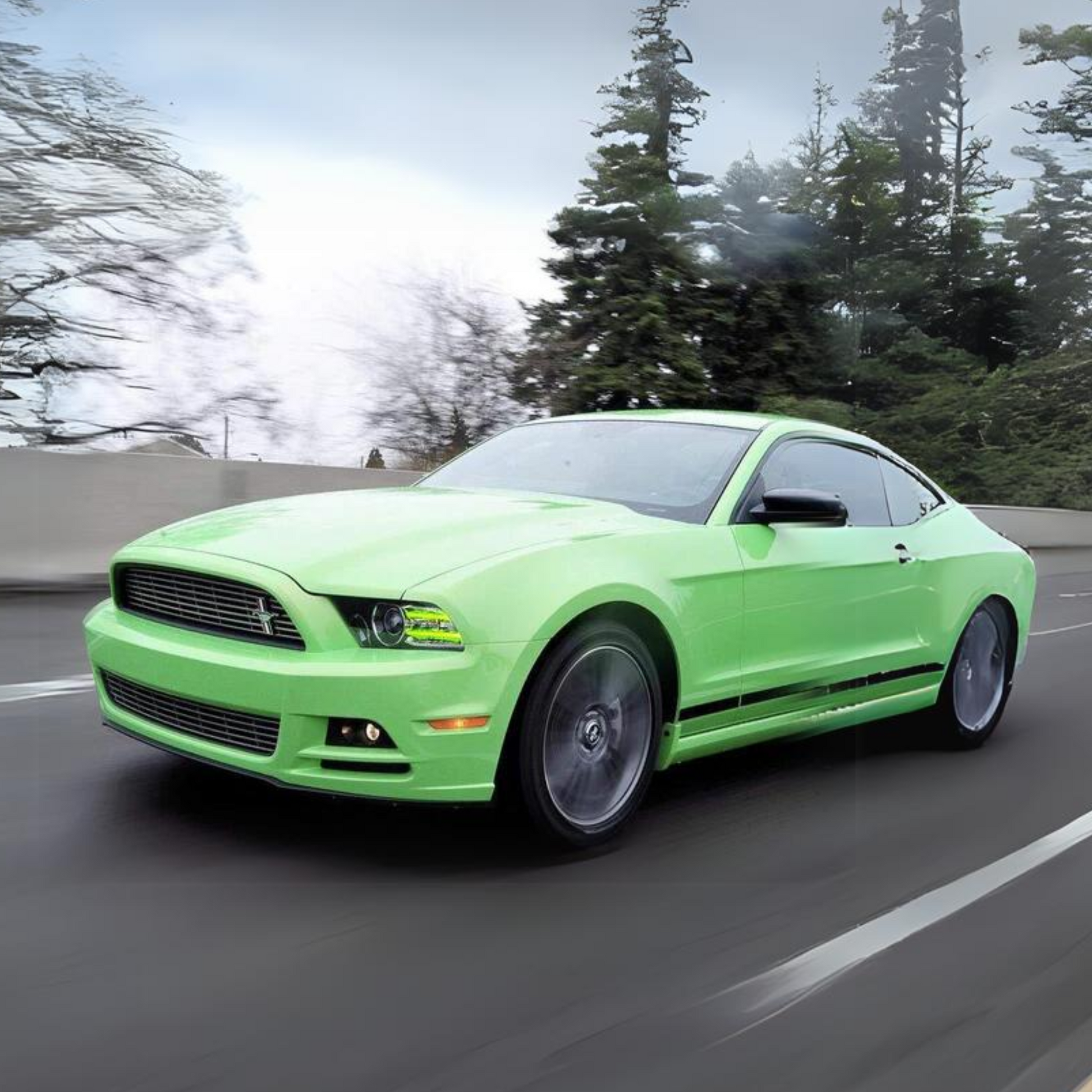 Ford Mustang Multicolor DRL Boards (2013-2014) - G4x2 | A19 | P2-G4x2 | B15 | A19 | P2-G4x2| B15 | A19 | P2-G4x2 | B15x2 | A19 | P2-  DRIVEN - 6