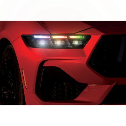 Ford Mustang Multicolor Flow DRL Boards (2024+) - F18 | A21 | P2   - BX1-  DRIVEN - 2