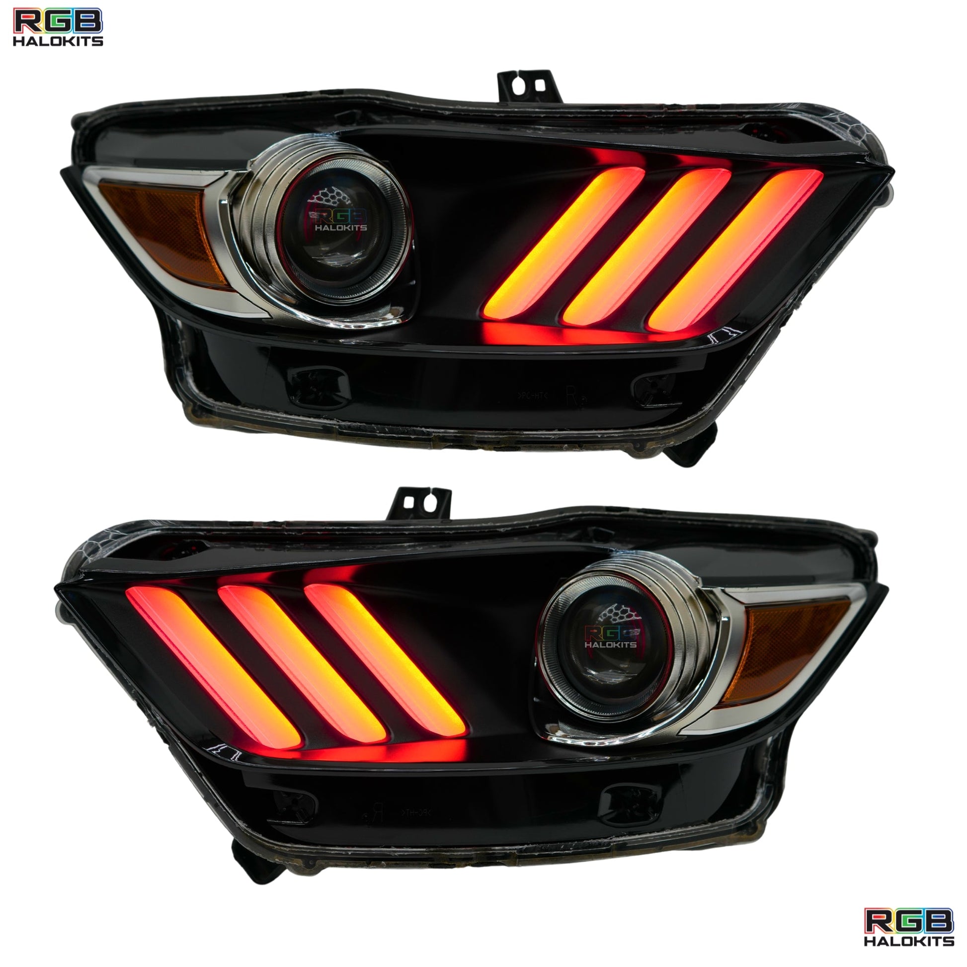 Ford Mustang Multicolor Flow Series DRL Boards (2015-2017) - F6 | A20 | P2   - BX1-F6 | B14 | A20 | P2   - BX1-  DRIVEN - 4