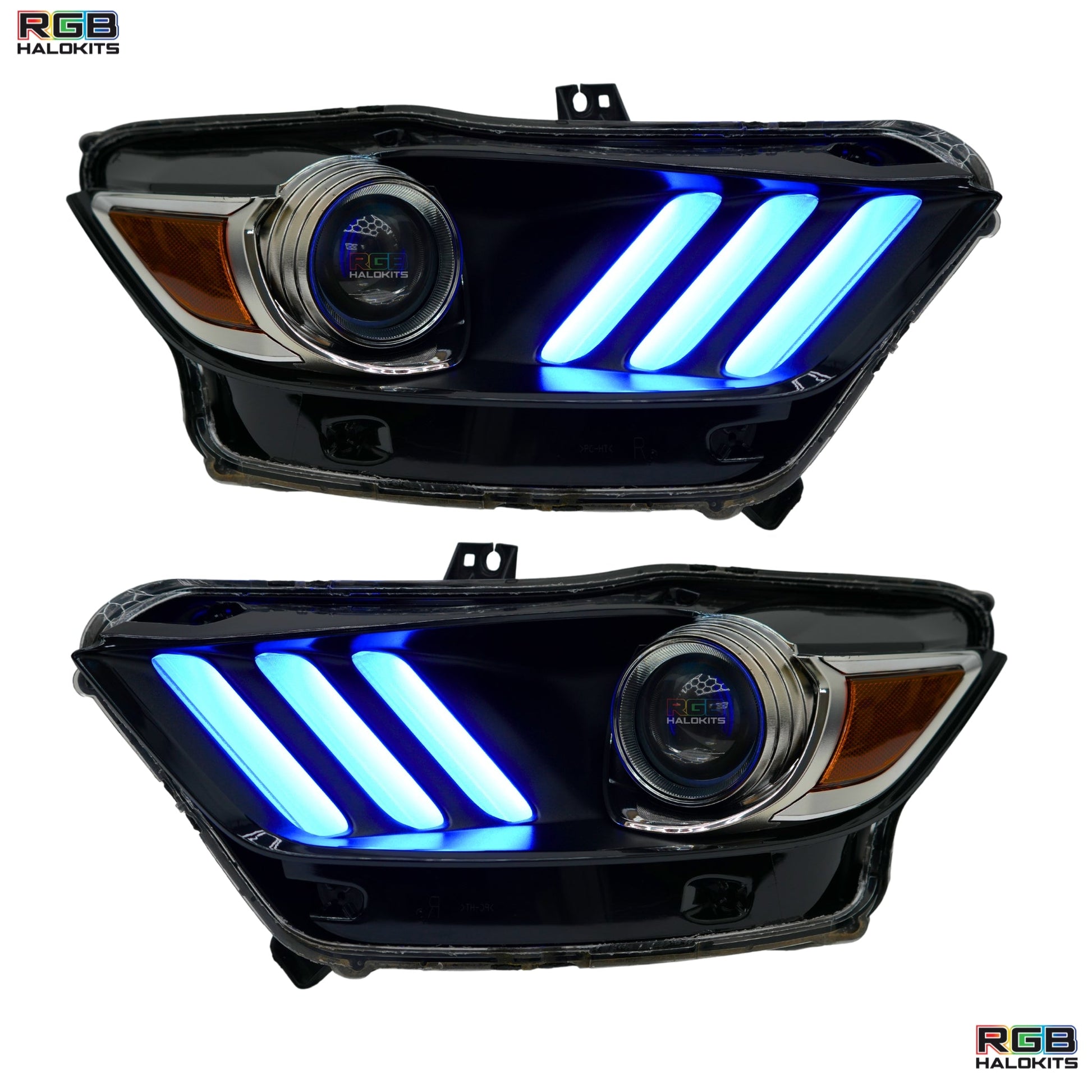 Ford Mustang Multicolor Flow Series DRL Boards (2015-2017) - F6 | A20 | P2   - BX1-F6 | B14 | A20 | P2   - BX1-  DRIVEN - 5