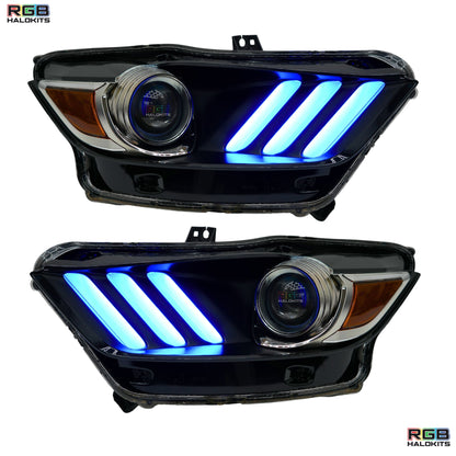 Ford Mustang Multicolor Flow Series DRL Boards (2015-2017) - F6 | A20 | P2   - BX1-F6 | B14 | A20 | P2   - BX1-  DRIVEN - 5