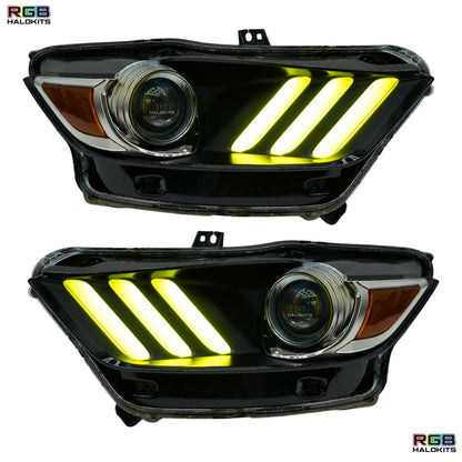 Ford Mustang Multicolor Flow Series DRL Boards (2015-2017) - F6 | A20 | P2   - BX1-F6 | B14 | A20 | P2   - BX1-  DRIVEN - 7