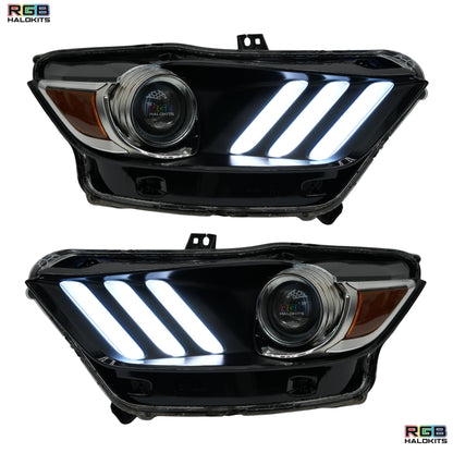 Ford Mustang Multicolor Flow Series DRL Boards (2015-2017) - F6 | A20 | P2   - BX1-F6 | B14 | A20 | P2   - BX1-  DRIVEN - 8