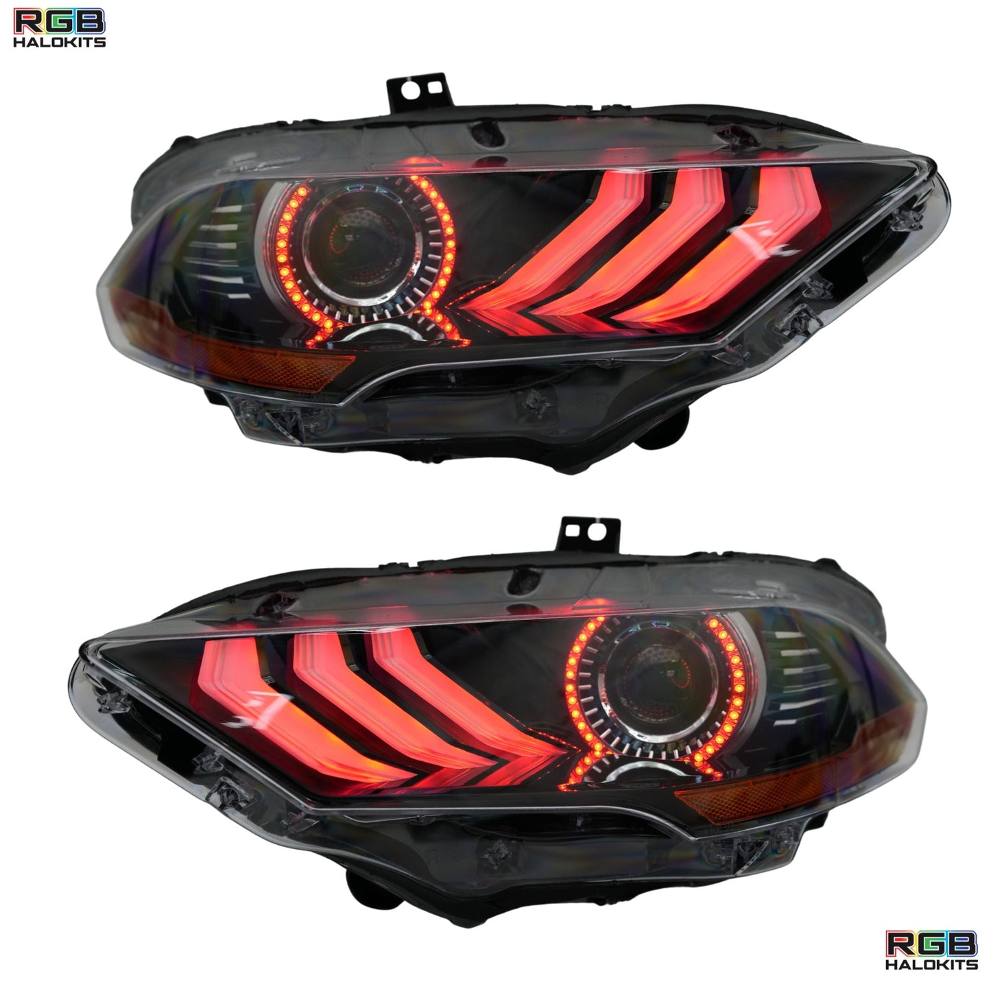 Ford Mustang Multicolor Flow Series DRL Boards (2018-2023) - F17 | A19 | P2   - BX1-F17 | A19 | P2   - BX1-  DRIVEN - 4