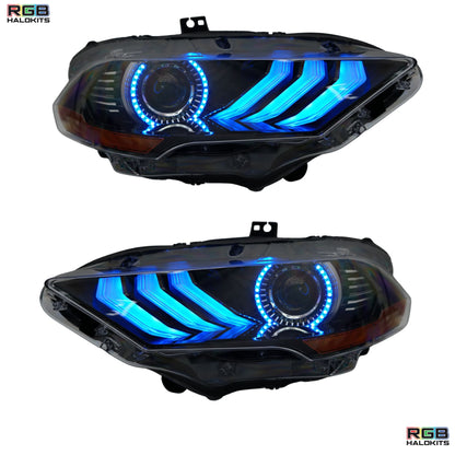 Ford Mustang Multicolor Flow Series DRL Boards (2018-2023) - F17 | A19 | P2   - BX1-F17 | A19 | P2   - BX1-  DRIVEN - 6