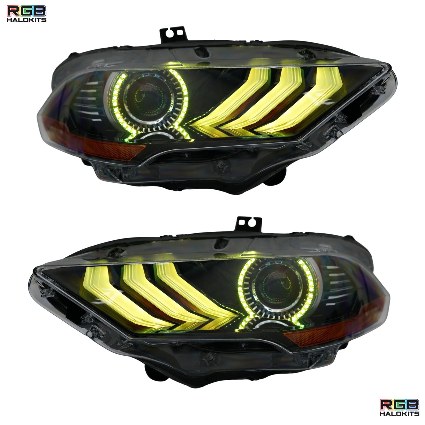 Ford Mustang Multicolor Flow Series DRL Boards (2018-2023) - F17 | A19 | P2   - BX1-F17 | A19 | P2   - BX1-  DRIVEN - 7