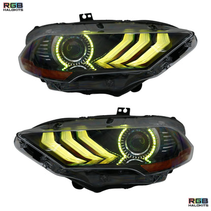 Ford Mustang Multicolor Flow Series DRL Boards (2018-2023) - F17 | A19 | P2   - BX1-F17 | A19 | P2   - BX1-  DRIVEN - 7